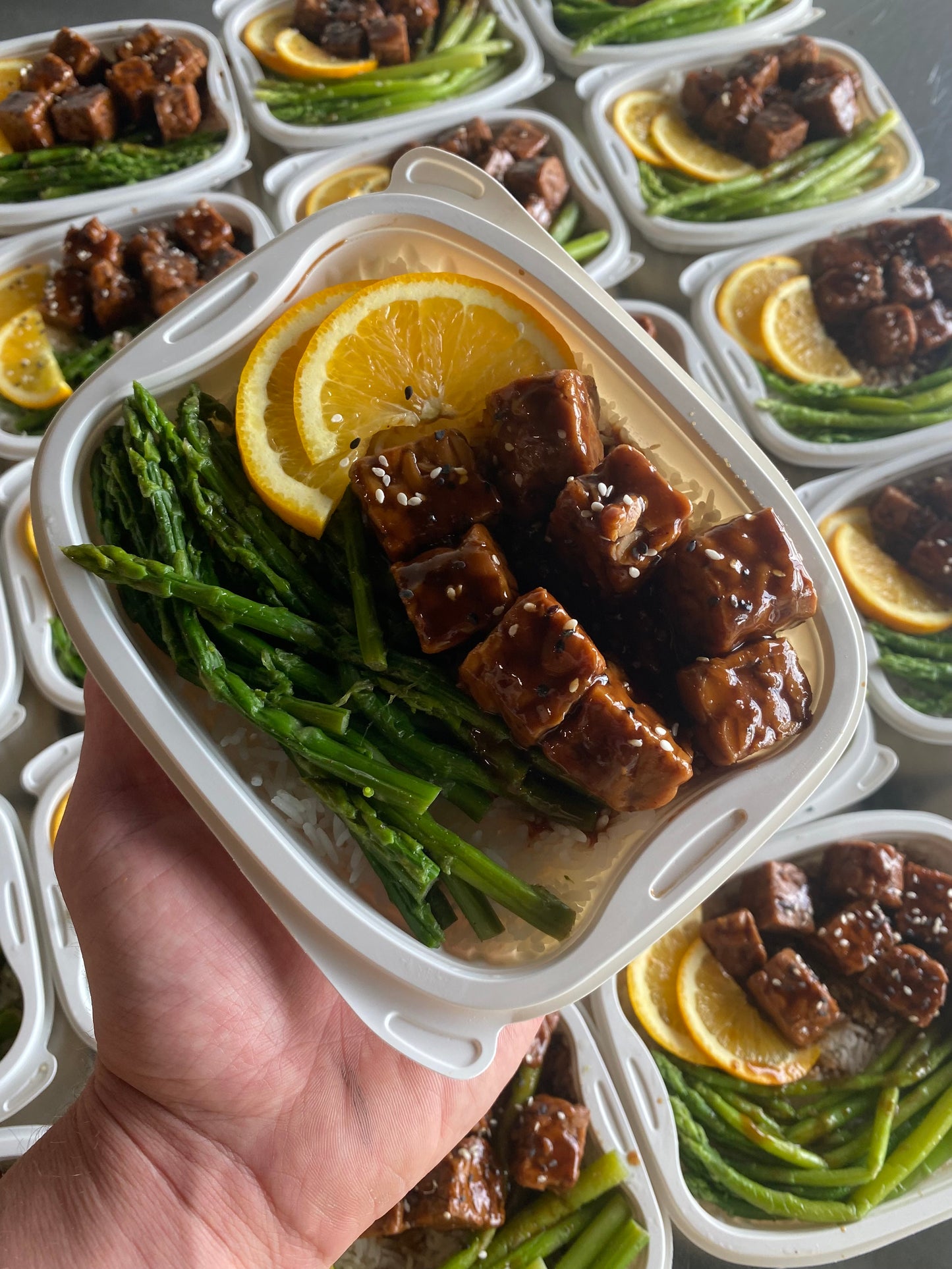 Tempeh à l'orange