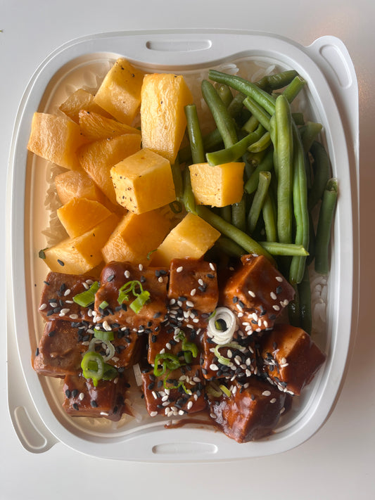 Tofu au sésame et au sirop d'érable