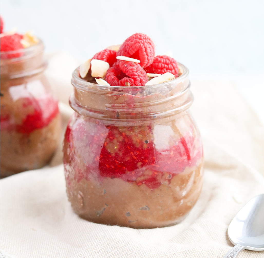 Pudding de Chia: Choco-Framboise