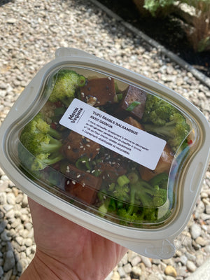 Tofu et érable balsamique avec QUINOA