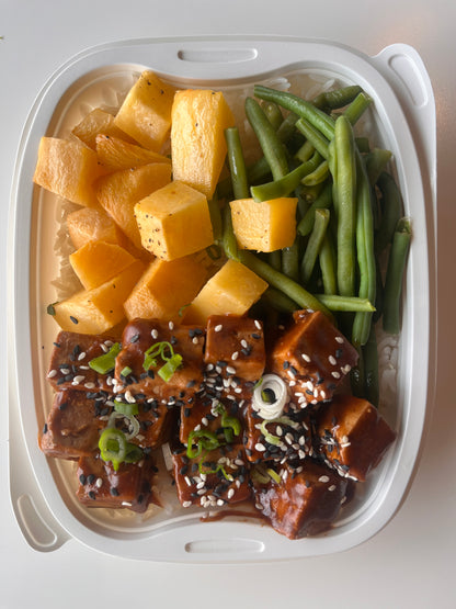 Tofu au sésame et au sirop d'érable