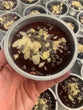 Pudding de chia fraise, bleuet et pépite de chocolat