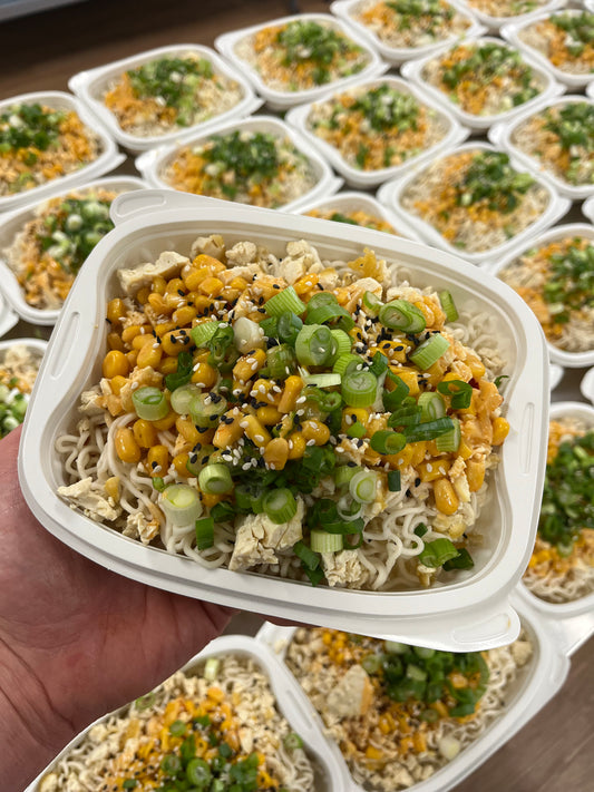 Ramen crémeuse au cari rouge