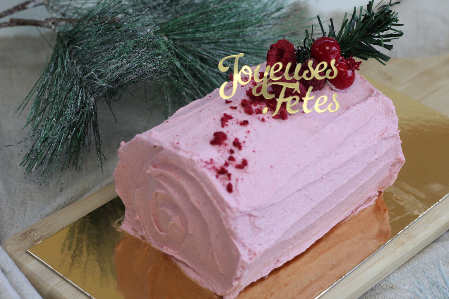 Bûche Choco-Framboises