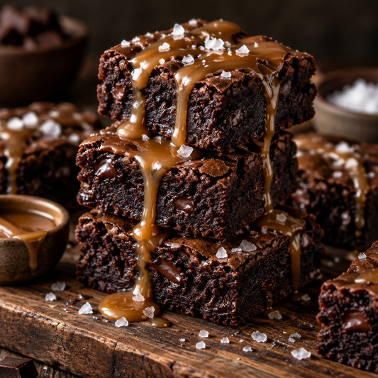 Duo Brownies & Caramel Salé
