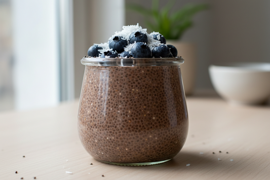 Pudding de chia choCOCO-bleuets